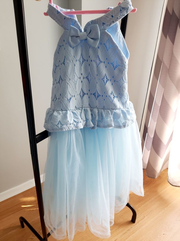 Tiulowa sukienka wizytowa tutu 110-116cm