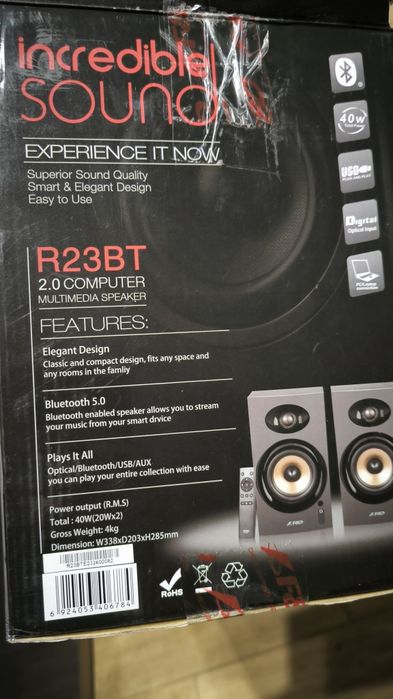 Głośniki fenda F23BT 2x20W