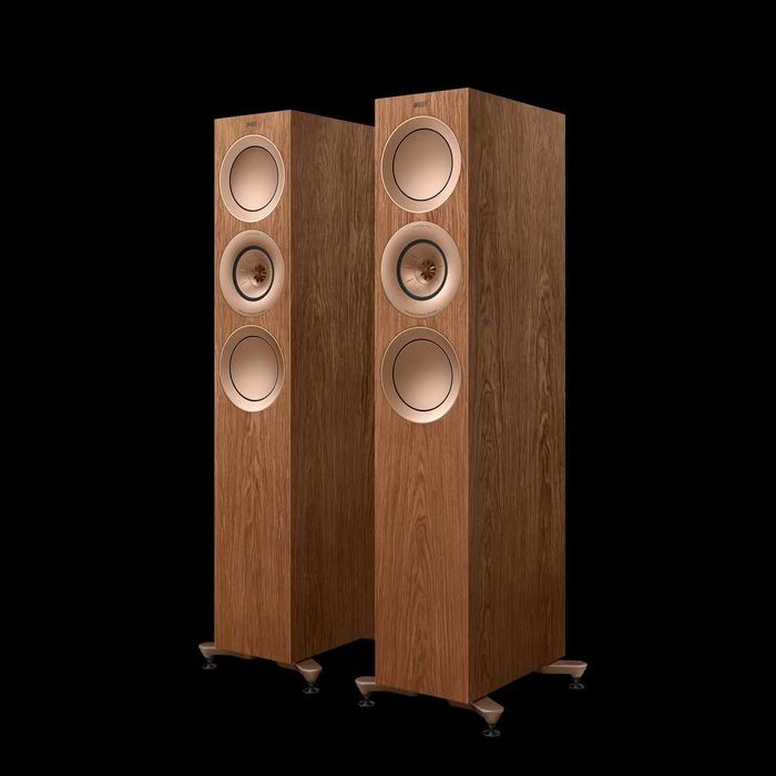 KEF R7 Meta Walnut PARA Kolumny Podłogowe - Nowe