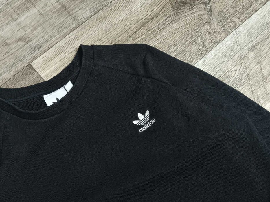 ADIDAS оверсайз світшот чоловічий чорний бавовна М