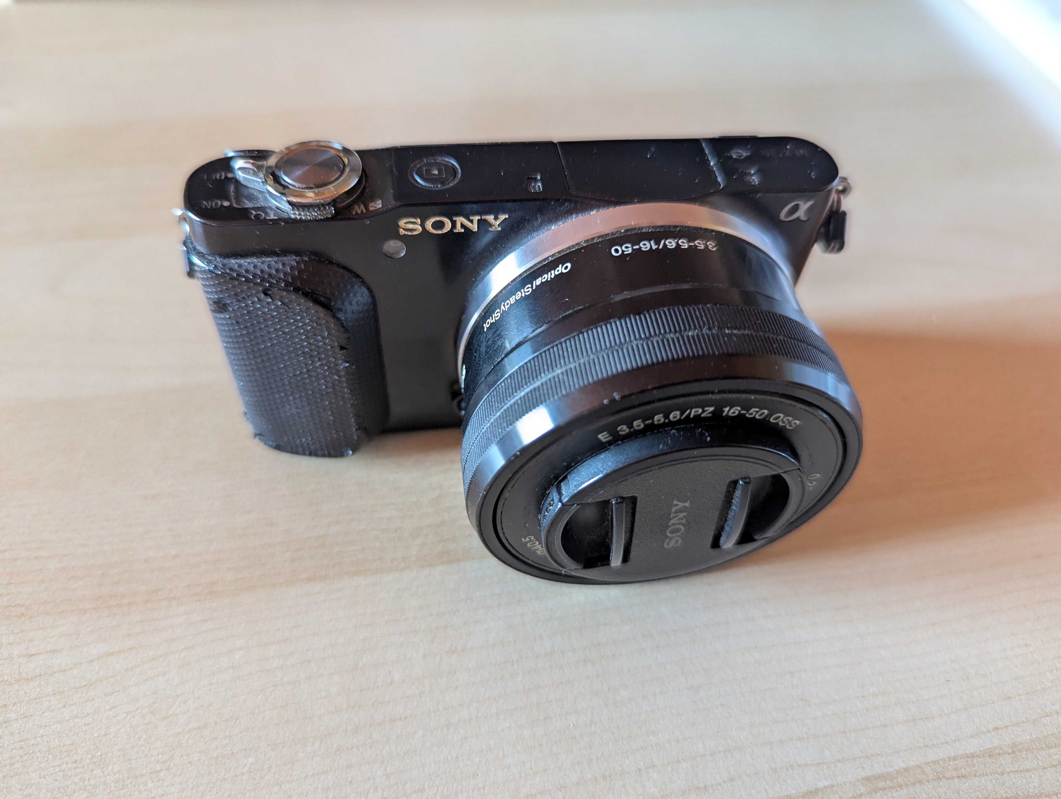 Sony Alpha NEX-3n uszkodzony + obiektyw