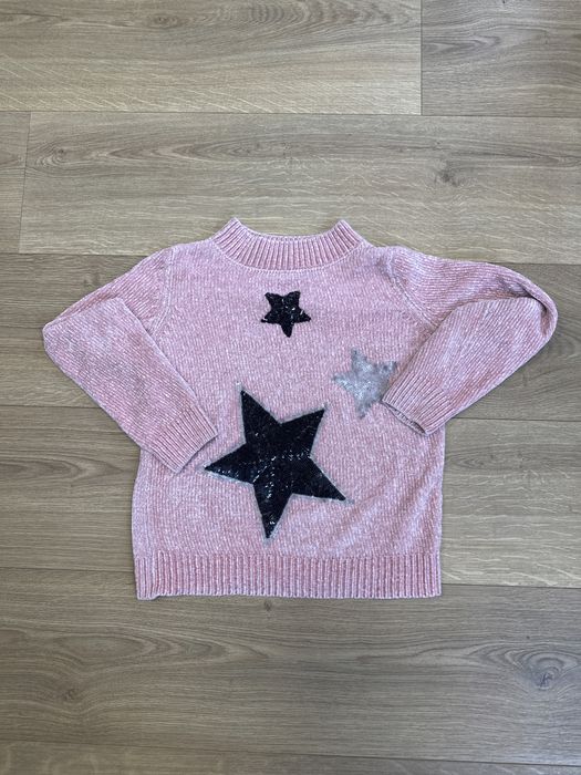 Sweter różowy rozmiar 140