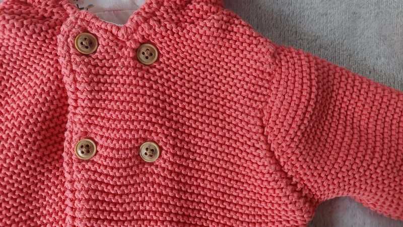 Gruby rozpinany sweter z kapturem M&S