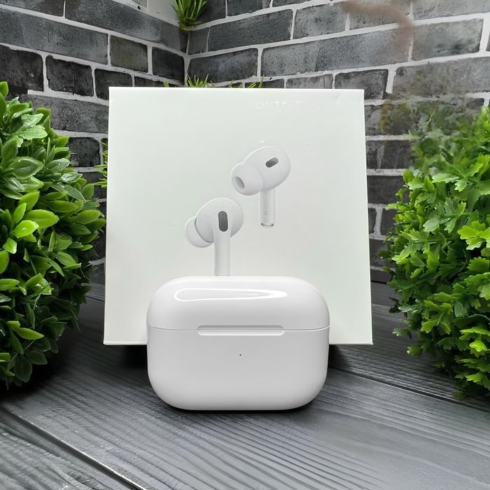 Навушники airPods Pro 2 apple ANC lux якості + чохол в подарунок