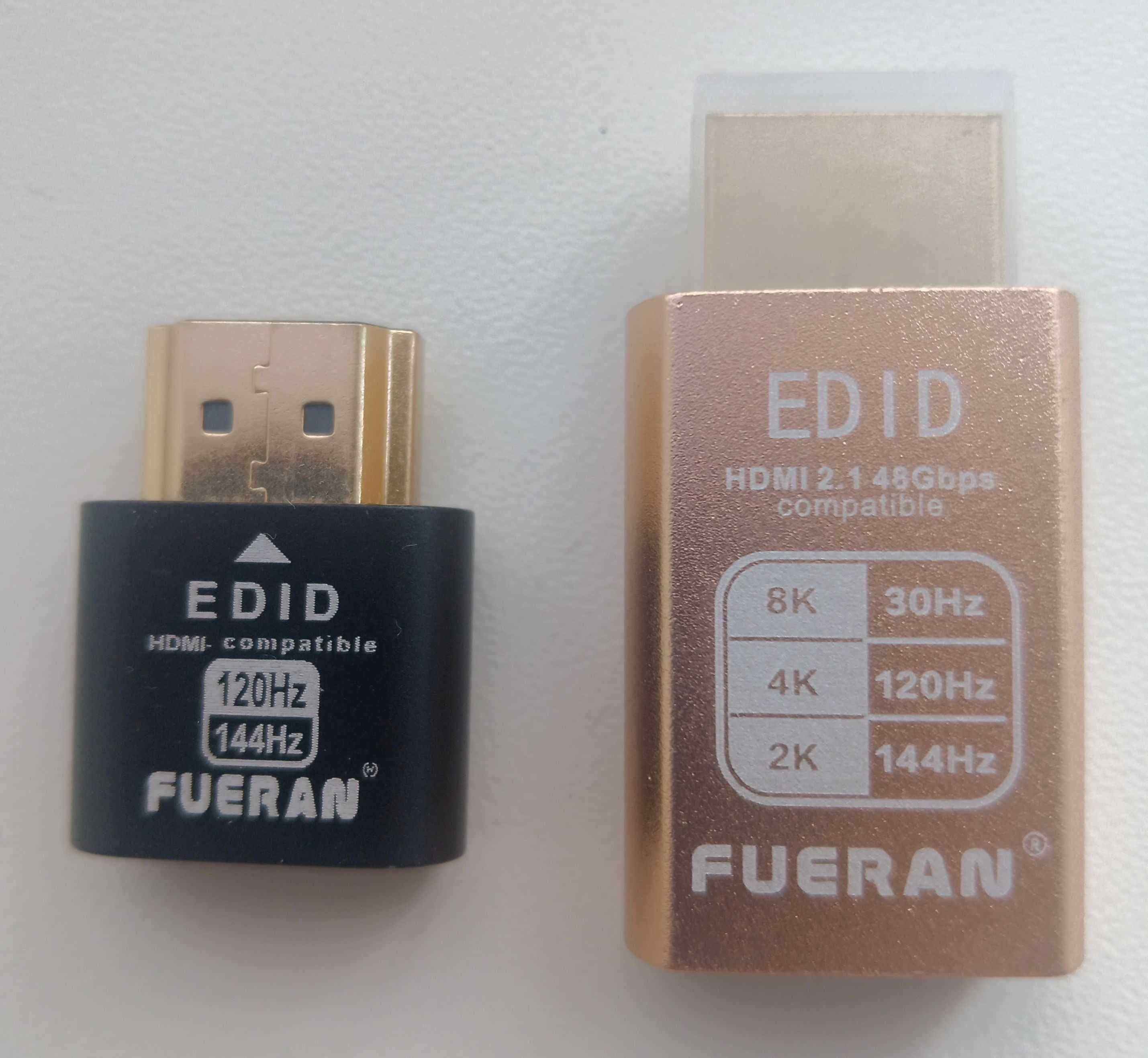 Эмулятор дисплея виртуального монитора FUERAN 2K 4K 8K Dummy Plug HDMI