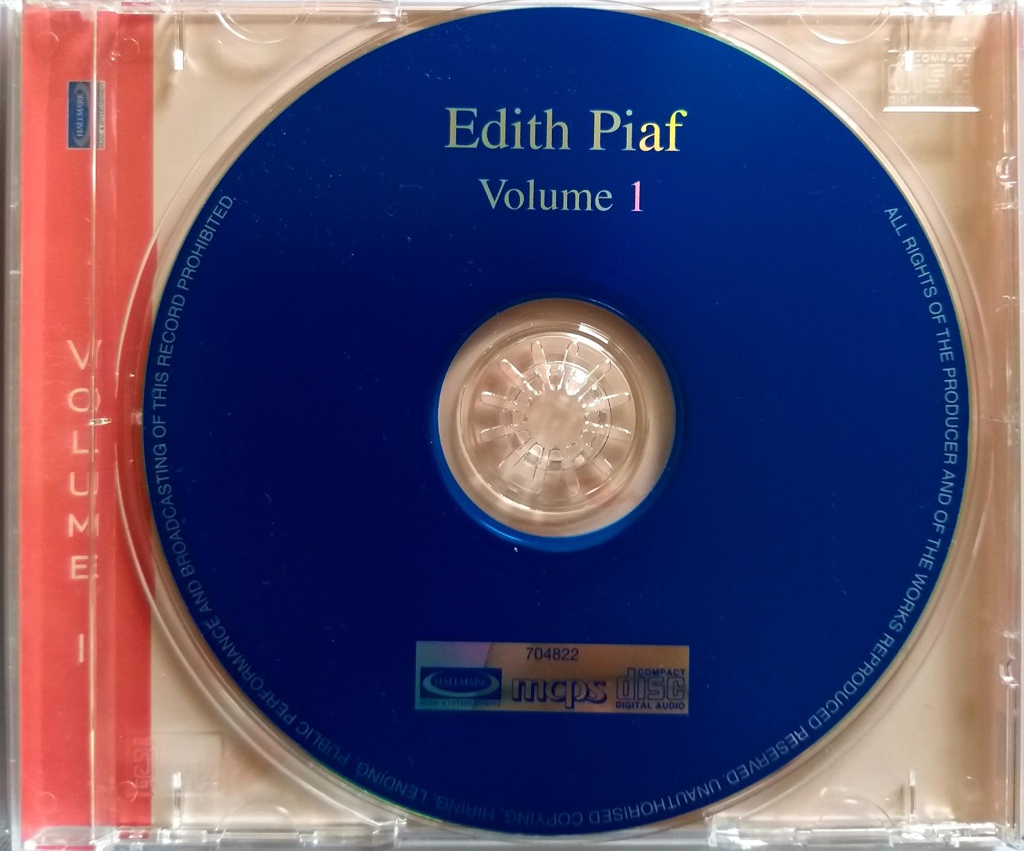 Edith Piaf Volume 1 2003r