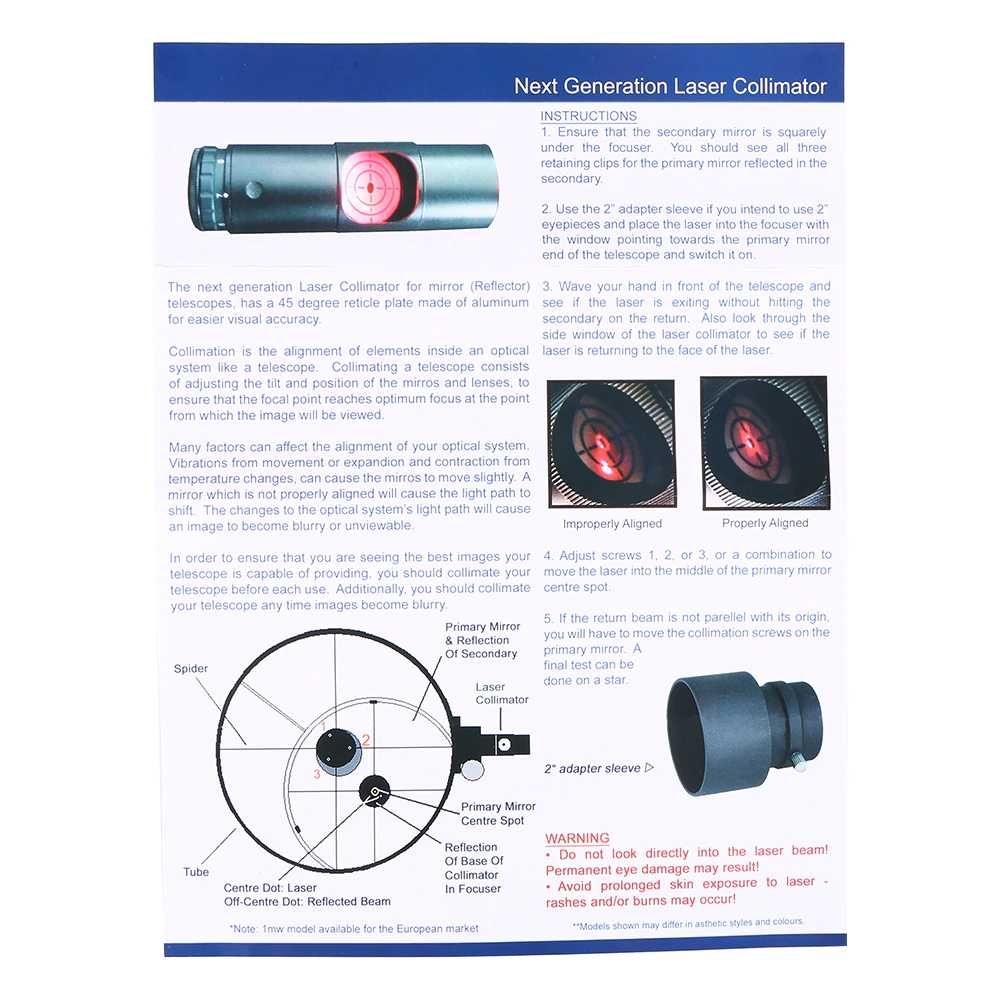 Лазерный коллиматор для юстировки телескопов / Сollimator laser