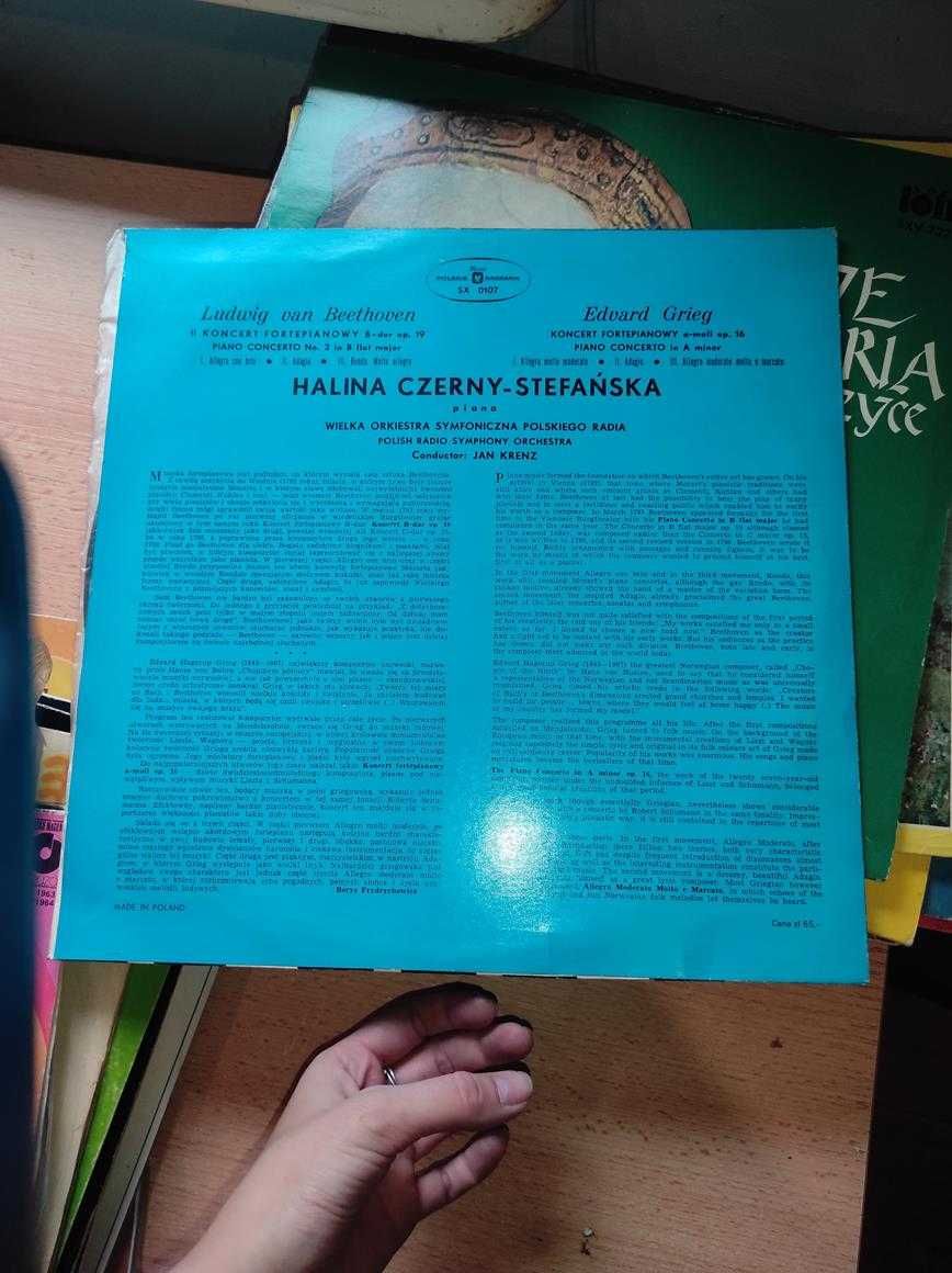 Płyta winylowa winyl Halina Czerny-Stefańska Beethoven Grieg