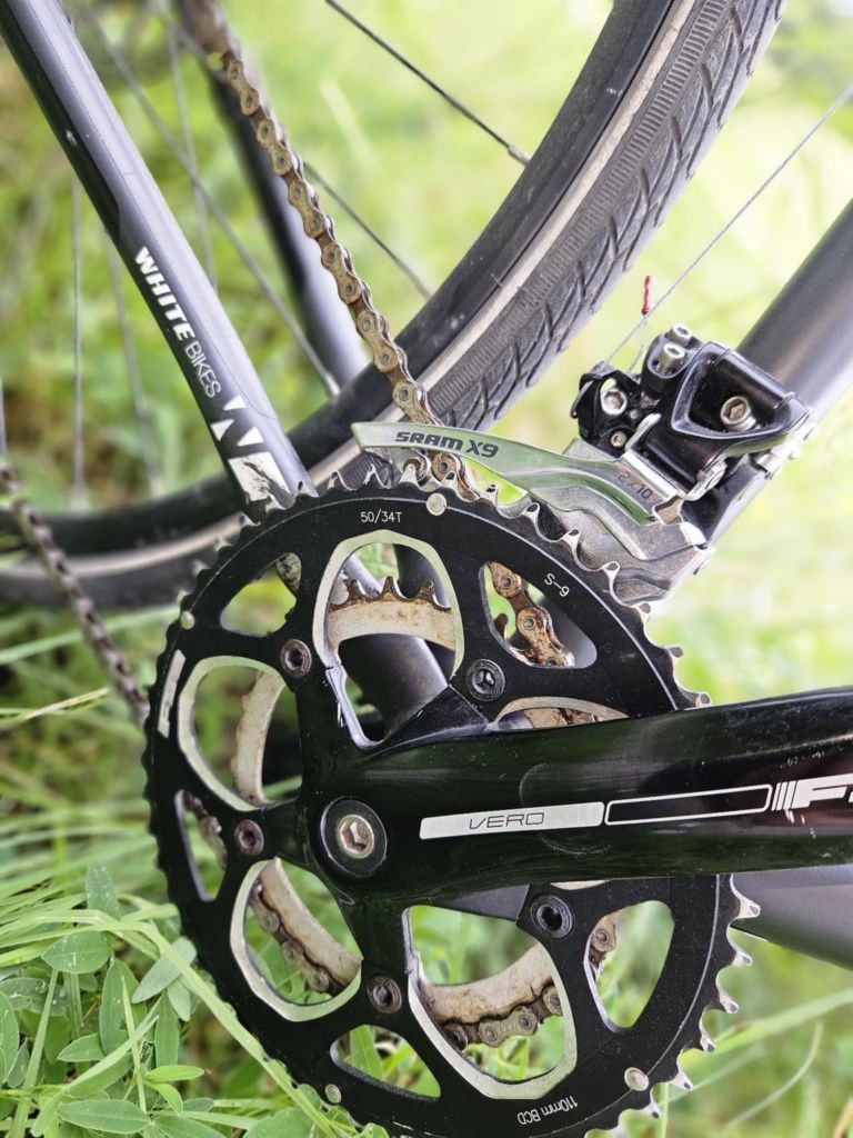 Rower gravel WHITE GX – Shimano 105 + SRAM | Stan bardzo dobry