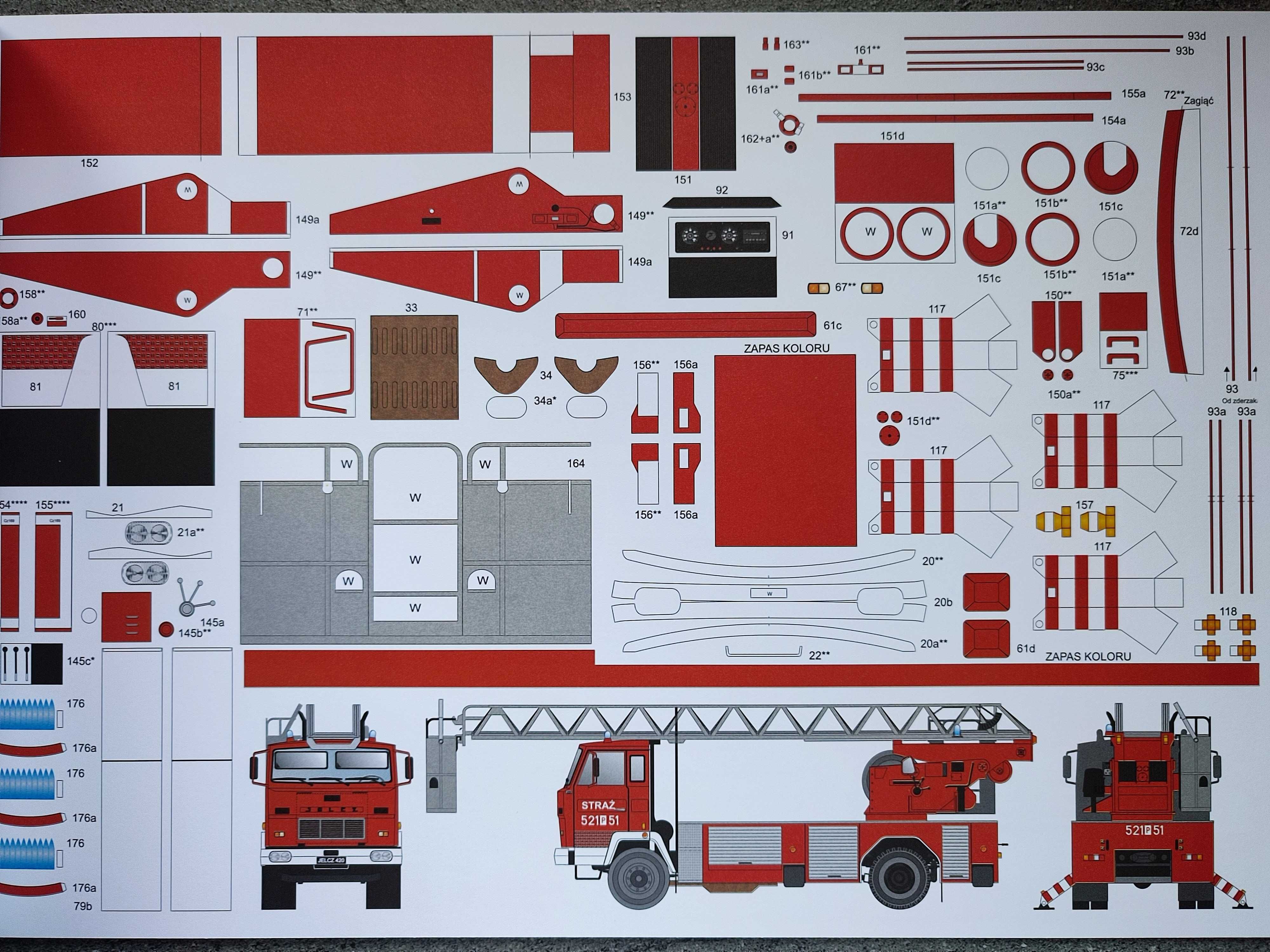 Model kartonowy Angraf nr 120:  JELCZ 420S