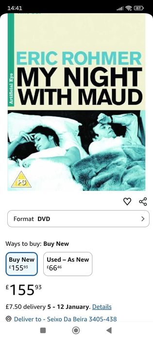 Cinema Autor de Culto Eric Rohmer DVD