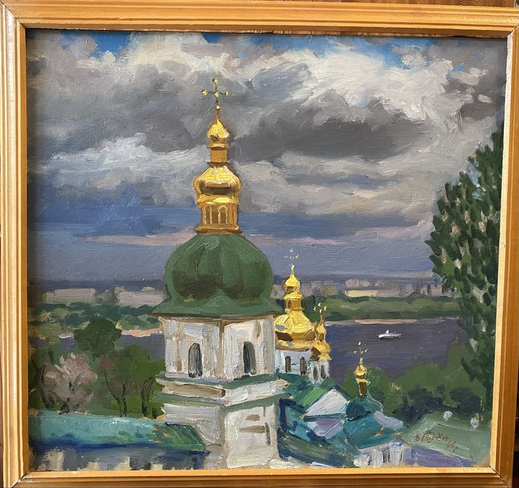 Картина. Золота дзвіниця. Києво-Печерська лавра. 1999р.