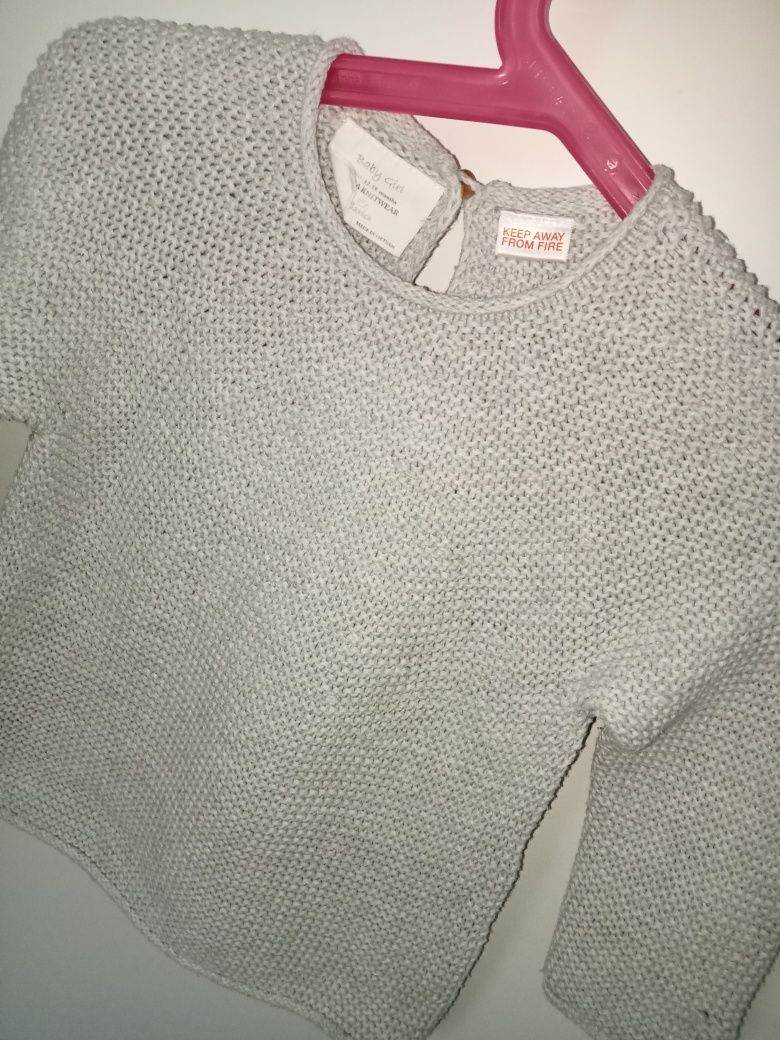Sweter Zara dla dziewczynki 98-104