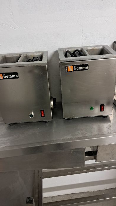 2 Aquecedor pacotes leite. Industrial