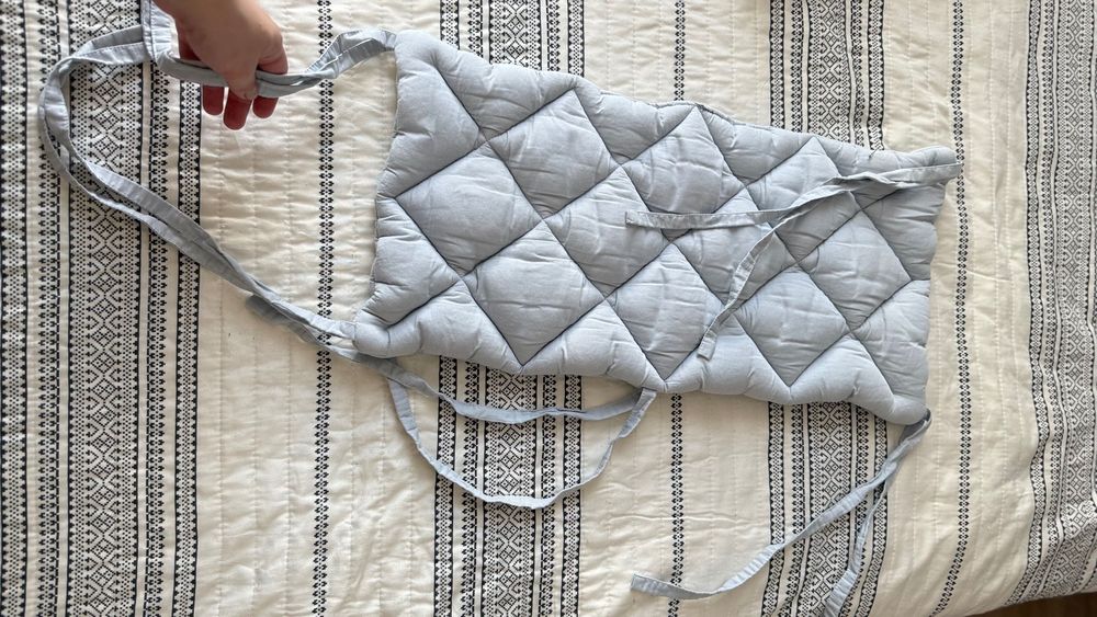 Косичка и бортик в дитяче ліжечко