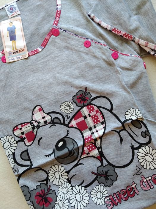 L 40 Koszula ciążowa poporodowa do karmienia odpinana rozpinana na bok