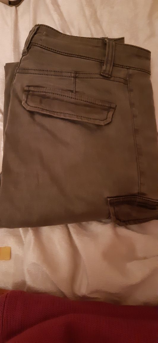 H&M Bojówki  Khaki