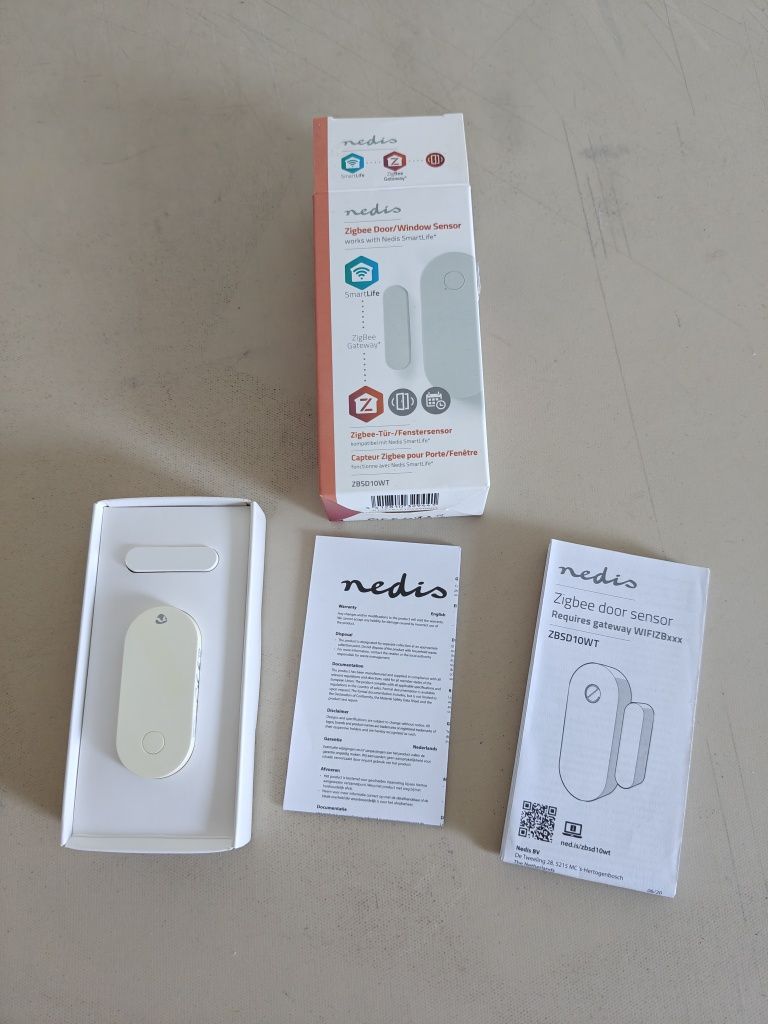 Sensor de contacto nedis para portas ou janelas Zigbee