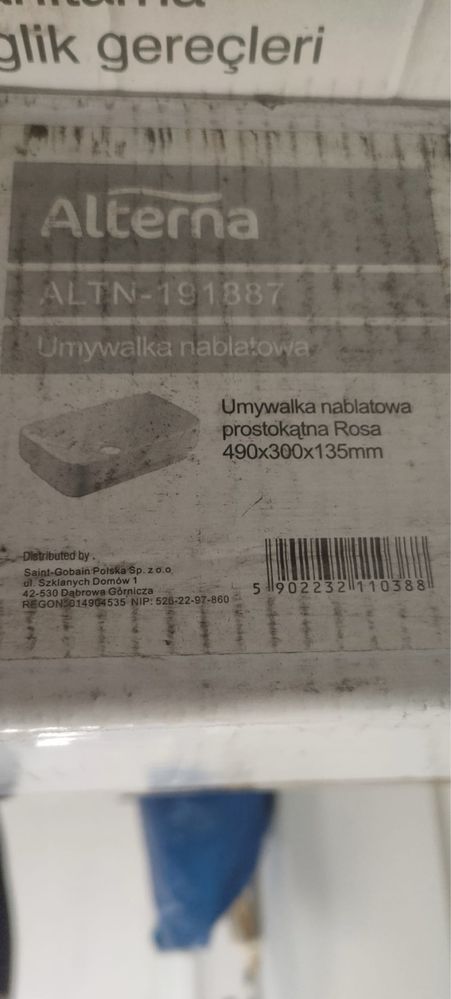 Umywalka nablatowa Rosa Altera