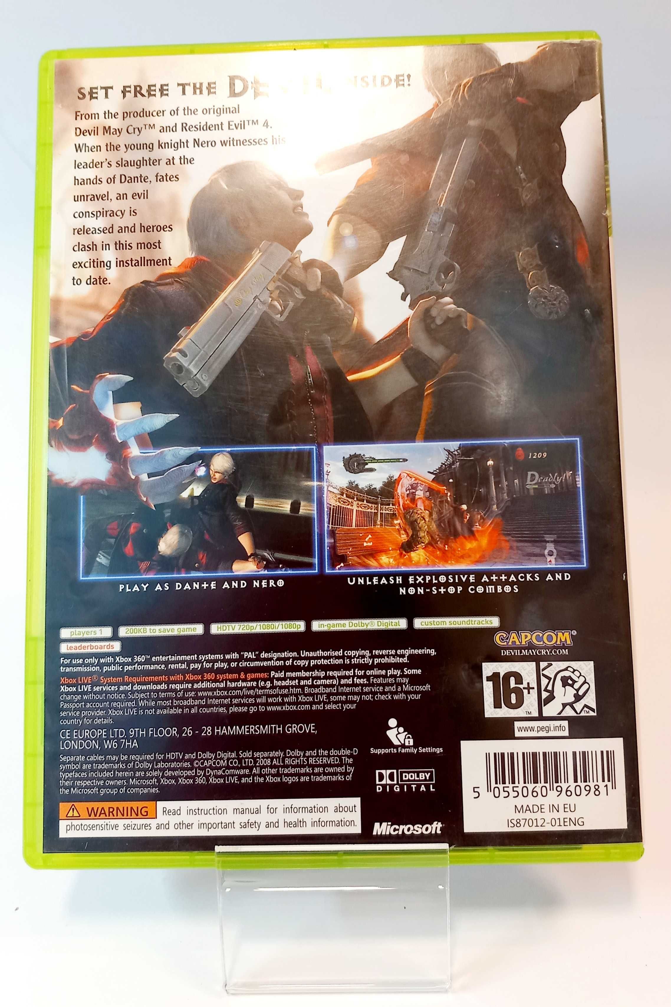 GRA XBOX 360 Devil May Cry 4 595/24/HUT