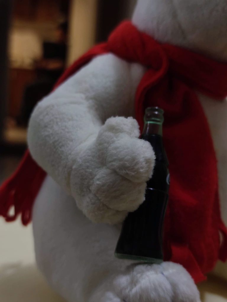 miś misiek zabawka dla dzieci coca cola limitowany limited reklama
