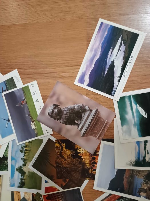 Pocztówki zestaw 28 sztuk Mix Szkocja Holandia Węgry Tunezja