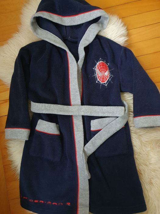 Szlafrok chłopięcy 104-110cm Spiderman