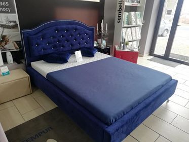 HIT !!! Styl glamour ! Łóżko Jasmin 200x200 + materac + stelaż !!