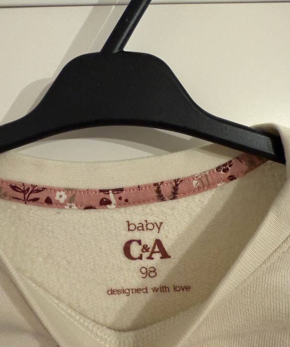 Bluza dla dziewczynki motyw kwiatowy C&A rozmiar 98