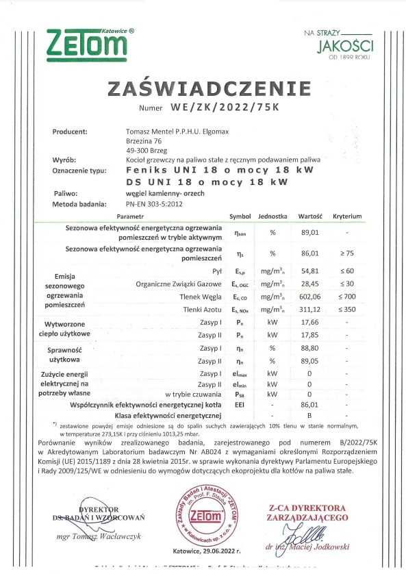 KOCIOŁ WĘGLOWY 18 Kw. Klasa 5 Piec Kotły Węglowe    Drewno
