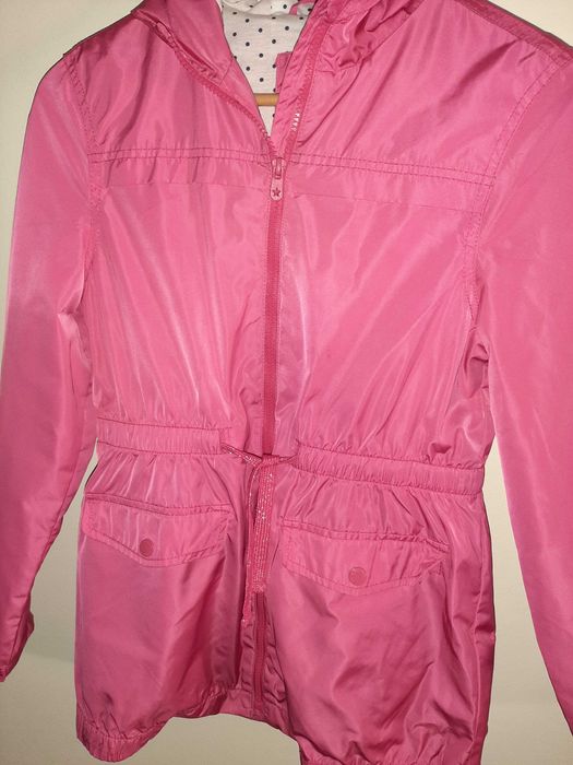 Parka impermeável com capuz rosa Sfera 13-14 anos (152-164 cm)