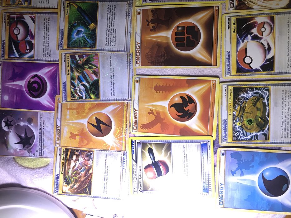 Cartas Pokemon de energia/boosts (*ver os meus anúncios de cartas)