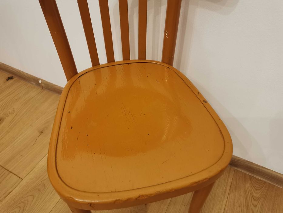 PRL Zestaw 4 krzeseł giętych Radomsko