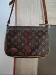 Torebka Louis Vuitton brązowa z paskiem
