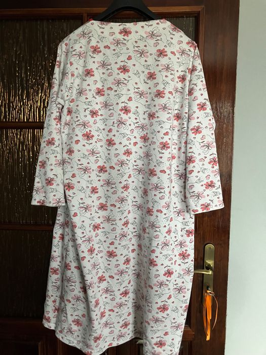 Koszula nocna L ciepła zimowa grubsza