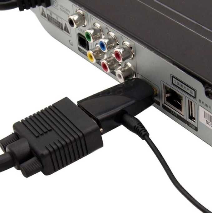 Конвертер адаптер переходник HDMI  в VGA с AUDIO