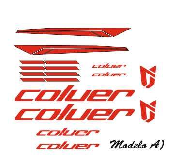 Coluer kit autocolantes (2 modelos) + oferta nome com bandeira