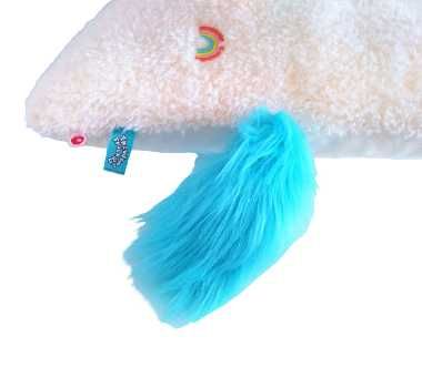 Poduszka rozkładana,zabawka,maskotka Jednorożec rainbow NICI 40x38 cm