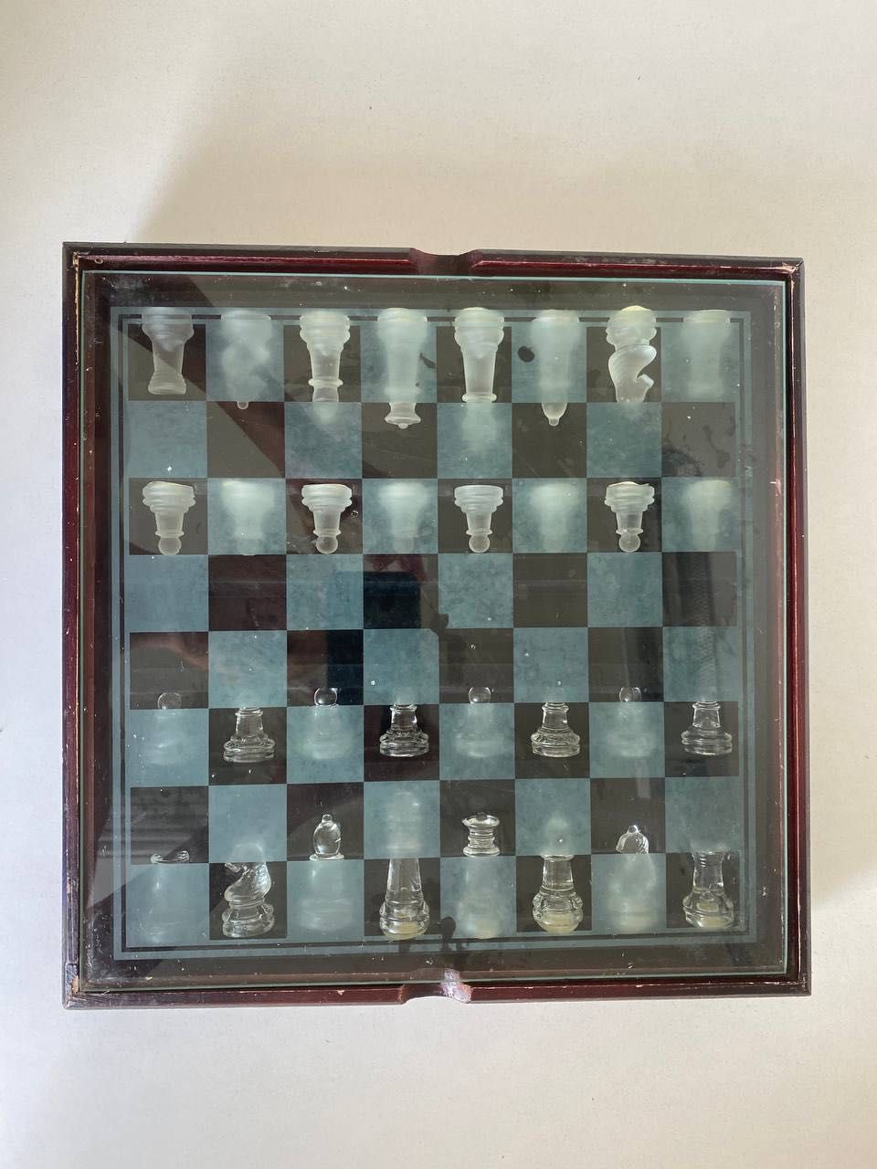 Скляні шахмати 32*32 см.