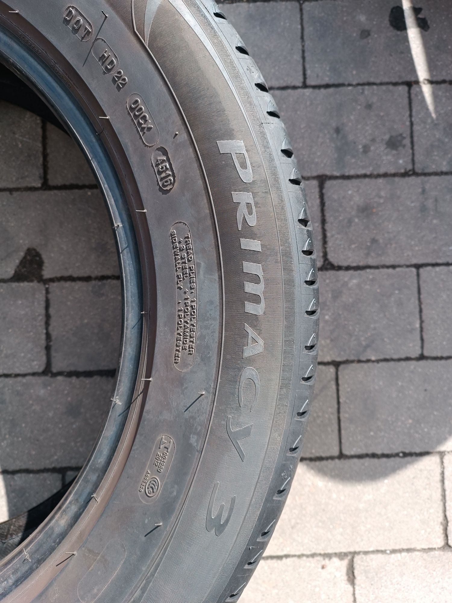 215/65R17 Michelin Primacy 3 99V