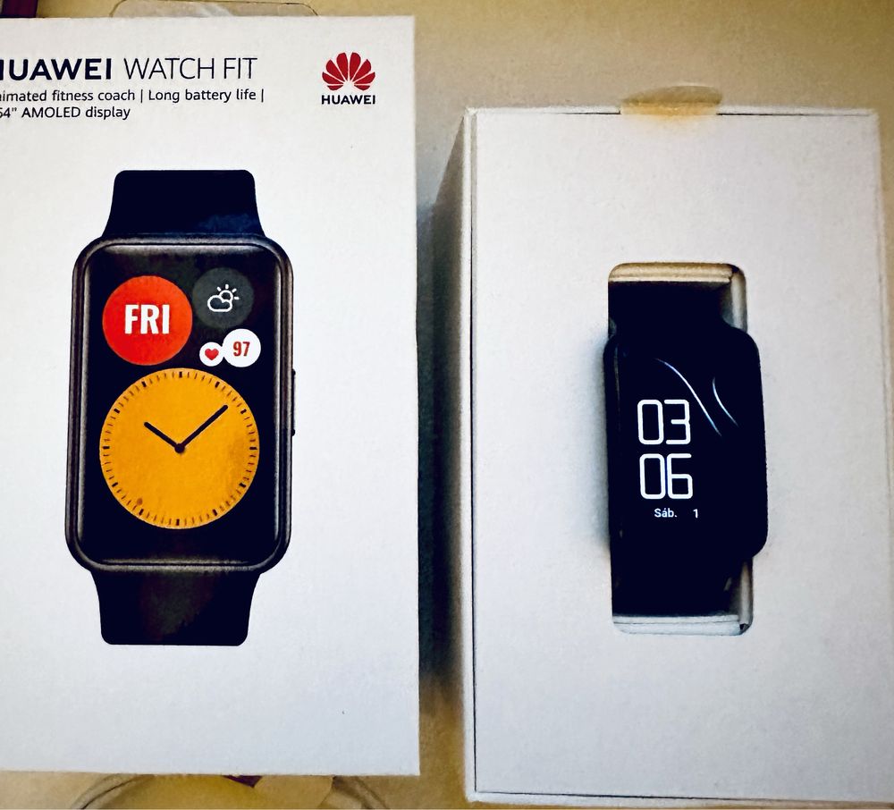 Relógio Desportivo HUAWEI Fit Special Edition Preto