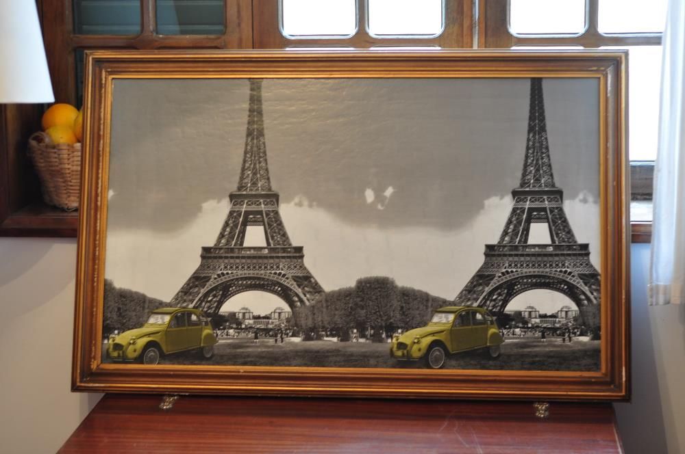 Quadro vintage 'Paris' (1.1m*70cms)