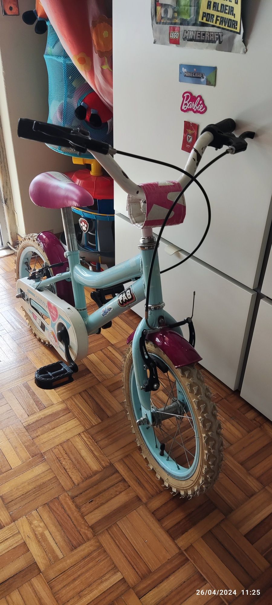 Bicicleta 3-6 Anos roda 14