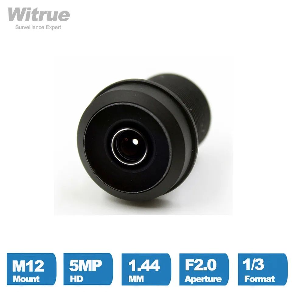 Объектив Witrue 1,44 мм, 180 МП, широкоугольный объектив 0,5 градусов