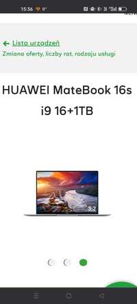 Huawei matebook 16s