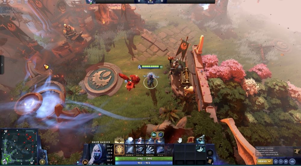 Редкая погода в Dota 2