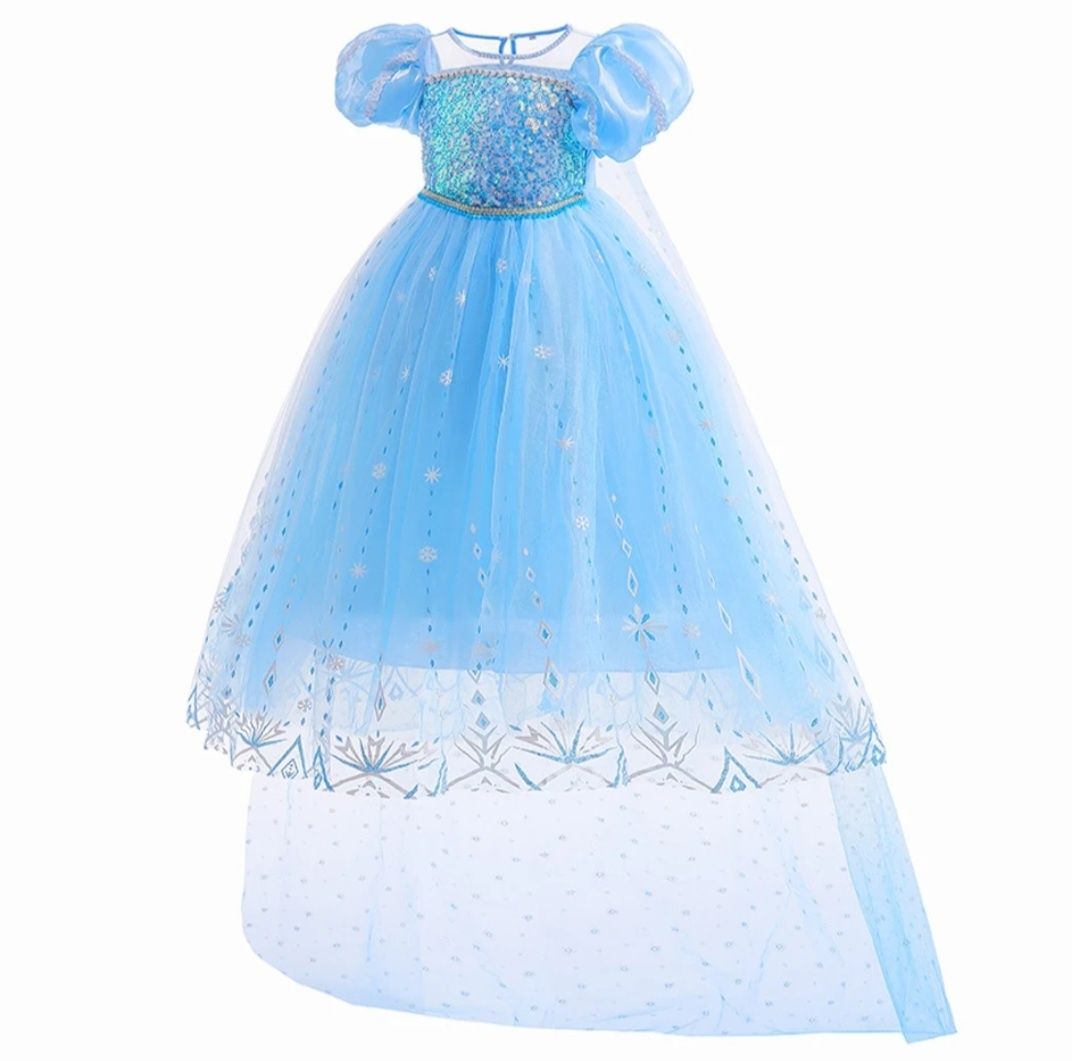 Сукня Ельзи для маленької принцеси р.100 на 3-4роки