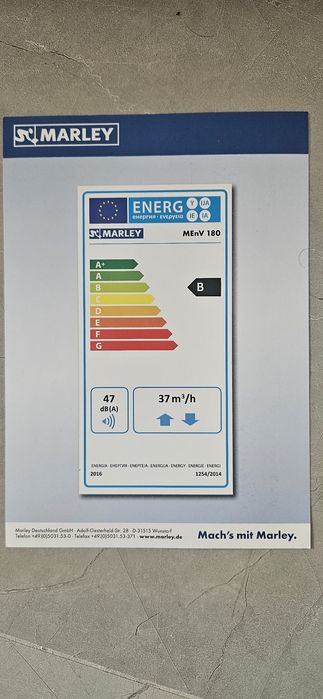 Rekuperator scienny Marley MEnV 180