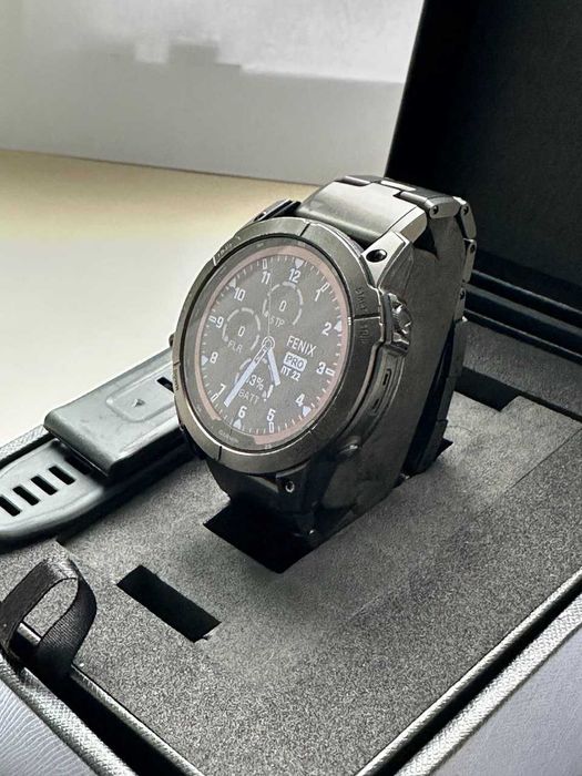 Смарт-годинник Garmin fenix 7X Sapphire Solar титановий, 51 мм