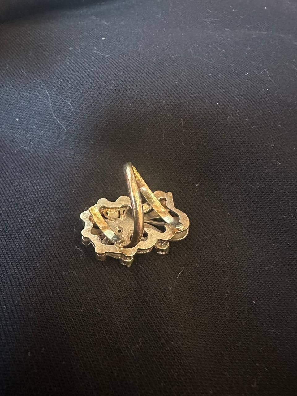 Старинное кольцо с брилиантами